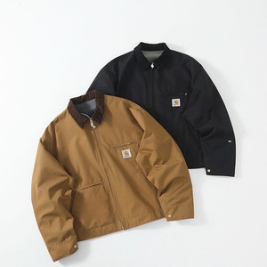 좌쓰 Carhartt WIP x Invincible Reversible Detroit Jacket 칼하트 WIP x 인빈시블 리버시블 디트 로이트 자켓 / 해밀턴 브라운, 블랙