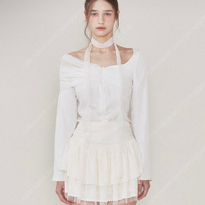 낫유어로즈 Chloe blouse (Ivory)