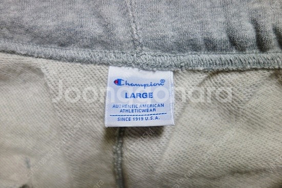 챔피언 Champion 블루택 스웨트팬츠 그레이 L (...--4