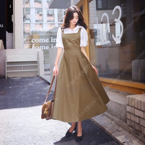 새상품 밀크코코아 원피스 코디 세트 그대로 판매 Milkcocoa Everyday.Ma belle beige dress Milkcocoa Everyday.Summer Modern