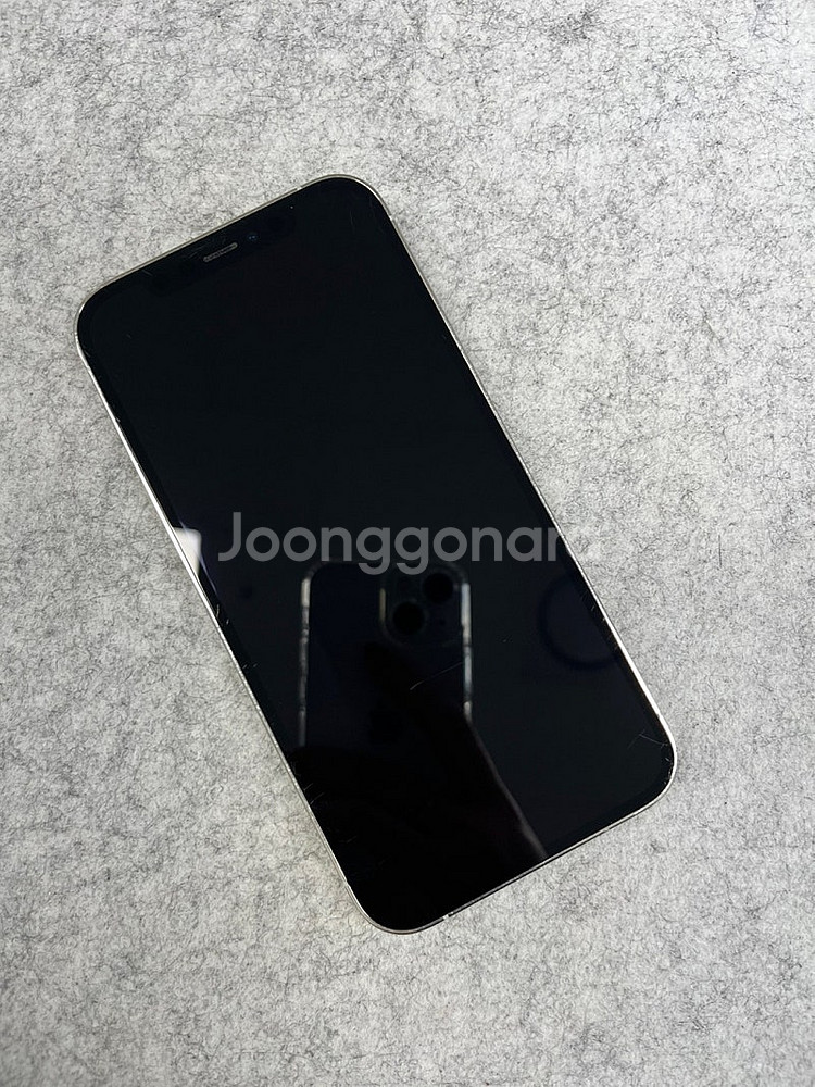 (자급제) 아이폰12프로 화이트 128G 미파손 깨끗한...--2