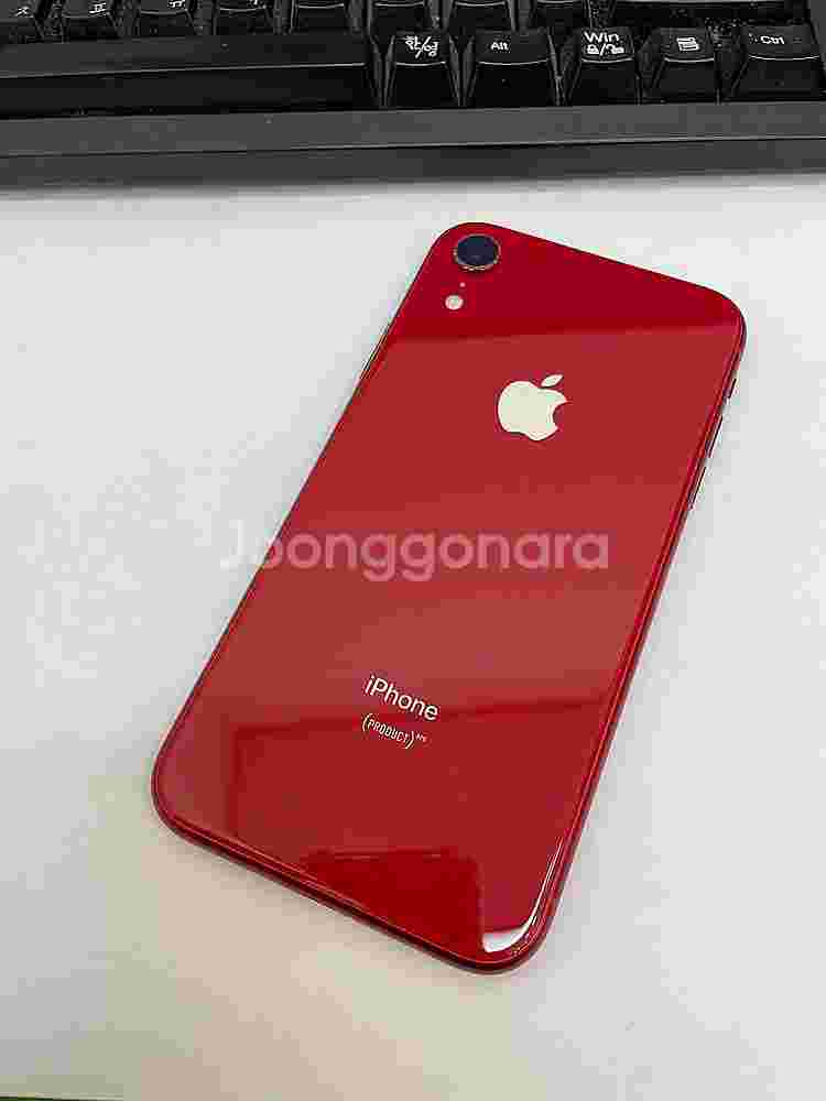 아이폰XR 레드 128GB 배터리89% 상태좋은 중고2...--1