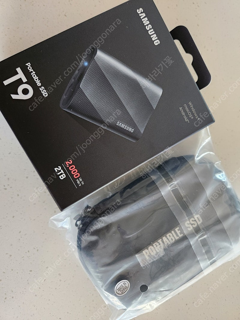 삼성 portable ssd t9 2tb 미개봉새상품 ...--0