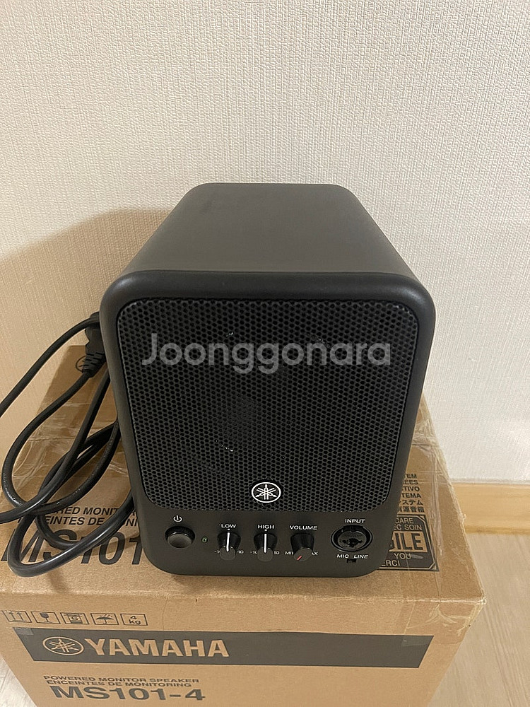 야마하 pc 모니터링 스피커 ms101-4 1통 판매--1