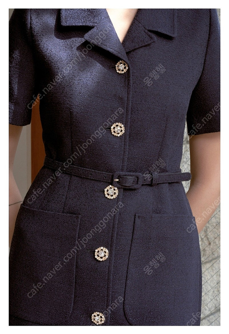 쥴리앤칼라 트위드원피스 M 새상품 가격내림 이미지