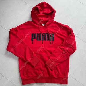 Puma red hoodie 푸마 후드티 m