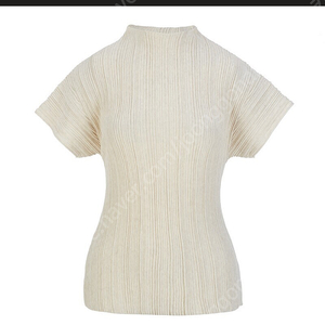 Le17septembre PLEATS MOCKNECK SHORT SLEEVE TOP 새상품 판맬합니다.