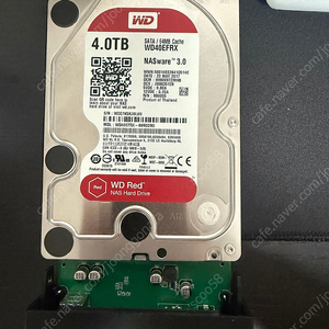 WD 4TB 중고 제품(NAS WD40EFRX-68N32N0)