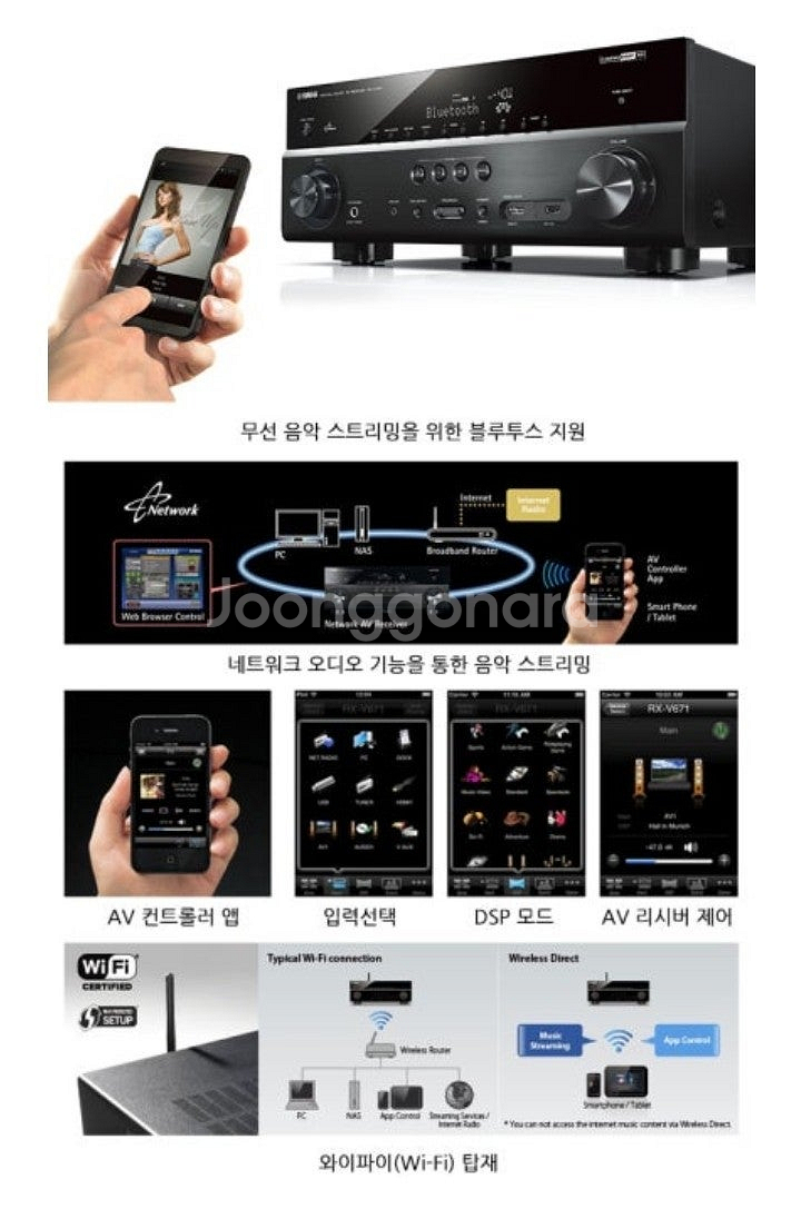야마하 RX-V479 AV리시버를 15만원에 팝니다.(...--8