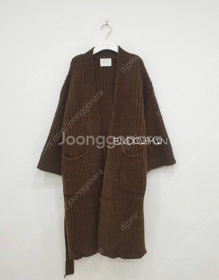 엔돌핀롱가디건(브라운 색상 새상품)벨201 드하우 러브...--0