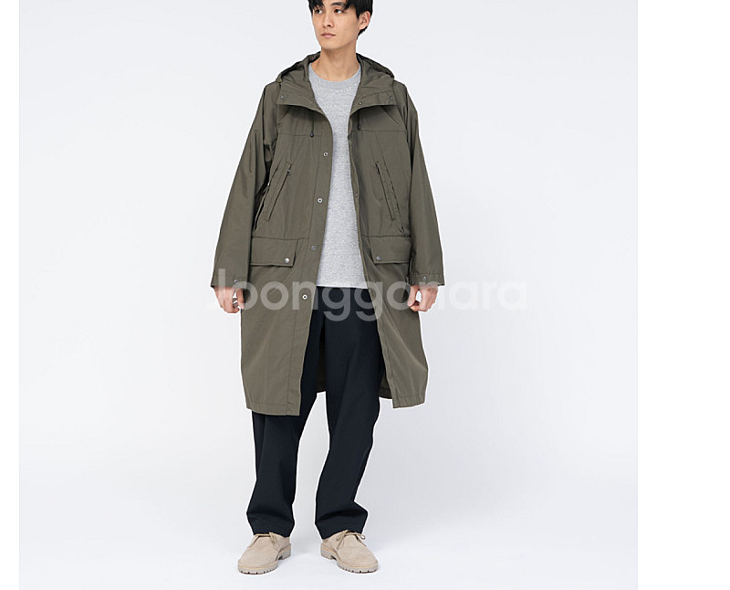 24ss 노스페이스 퍼플라벨 마운틴 코트 올리브 M 팝...--2