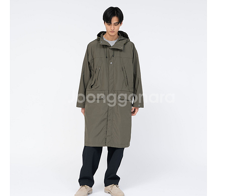 24ss 노스페이스 퍼플라벨 마운틴 코트 올리브 M 팝...--3
