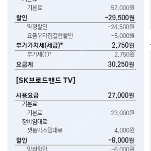 sk 인터넷+tv 양도합니다. 승계비 20만원 / 약정 1년 5개월 남음