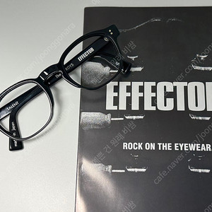 이펙터 EFFECTOR 지드래곤 볼드 뿔테 안경 0180