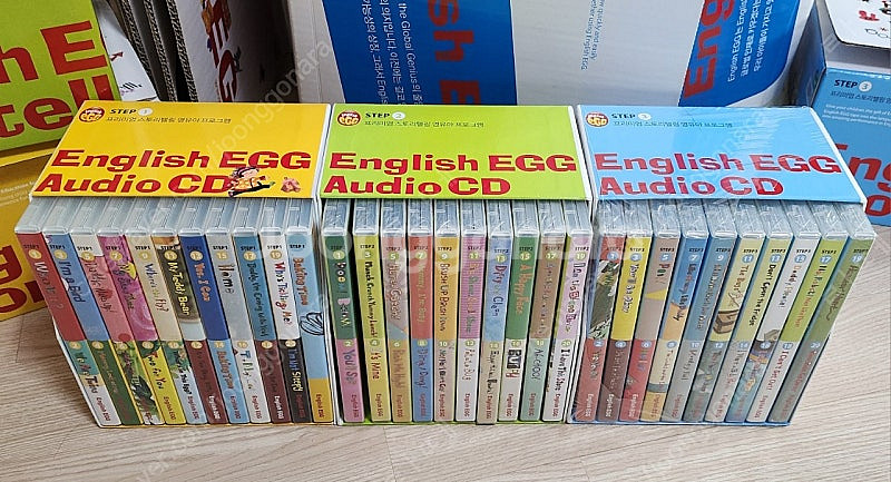 잉글리쉬에그 스텝123 CD 잉글리시에그 씨디--0