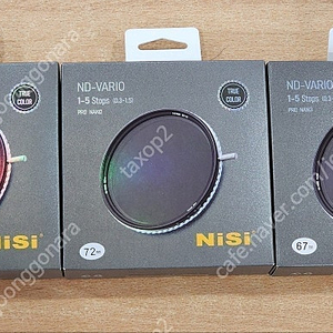 니시 트루 컬러 ND-VARIO 1-5 STOPS(ND3-ND32) 가변 필터 판매합니다