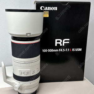 캐논 RF100-500 F4.5-71. iS USM 판매합니다