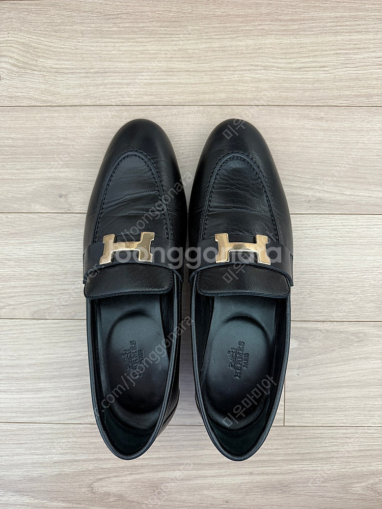 Hermes Paris 에르메스 파리 로퍼 / 블랙 샴...--2