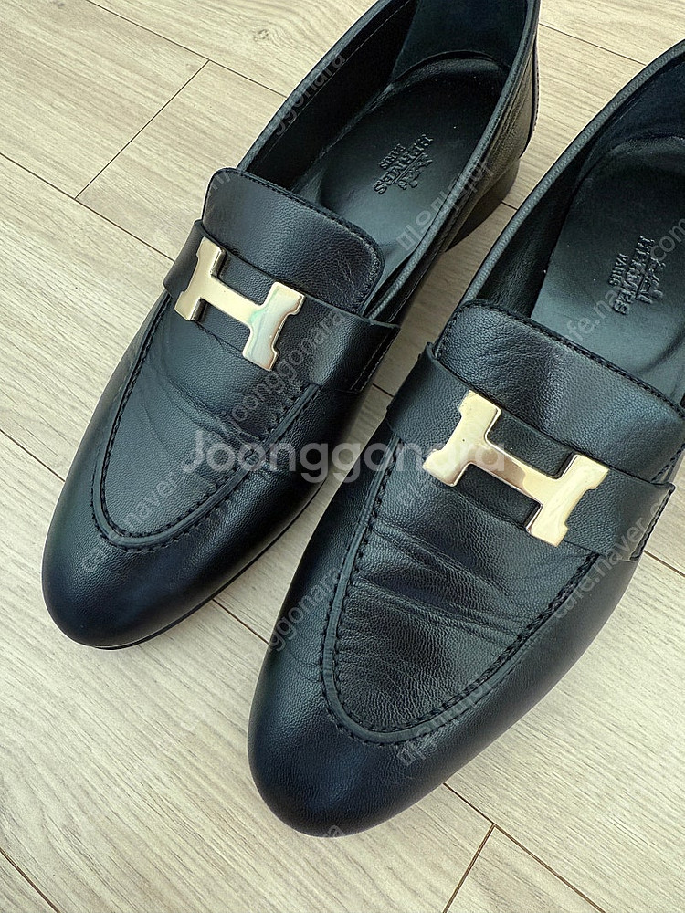 Hermes Paris 에르메스 파리 로퍼 / 블랙 샴...--3