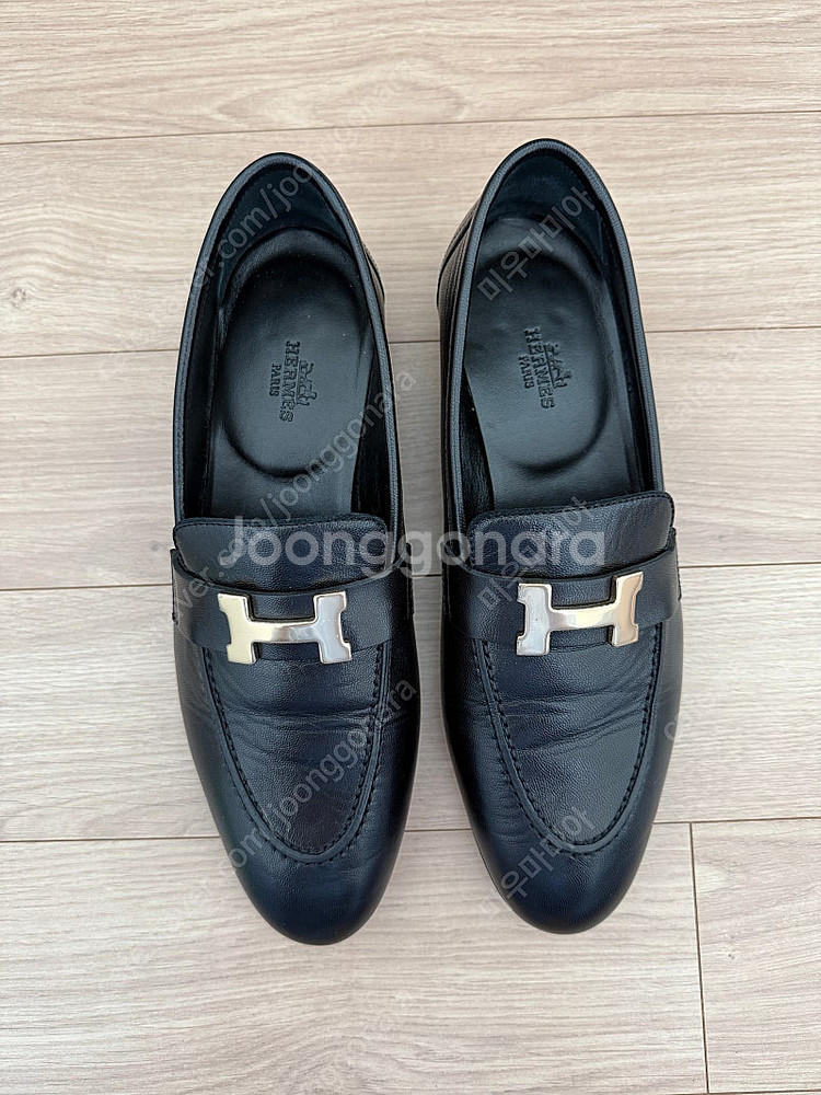 Hermes Paris 에르메스 파리 로퍼 / 블랙 샴...--8