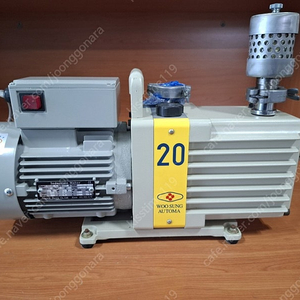 WooSung OIL Rotary High Vacuum Pump W2V20 고압 진공 펌프