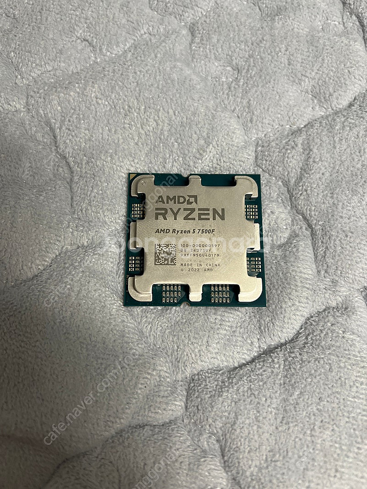 AMD 라이젠 R5 7500F 벌크 택포 15만--0