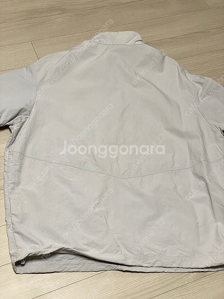 남여공용 엄브로 아노락 반팔셔츠 스탠넥 나일론 메탈 바...--1