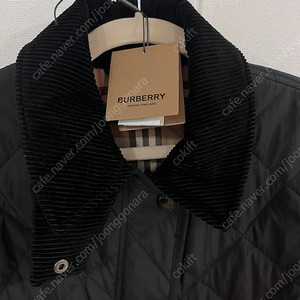 버버리 체온조절 퀼팅 자켓 블랙