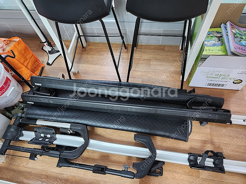 툴레 투싼 NX4 가로바와 599 자전거 캐리어 4개 ...--2