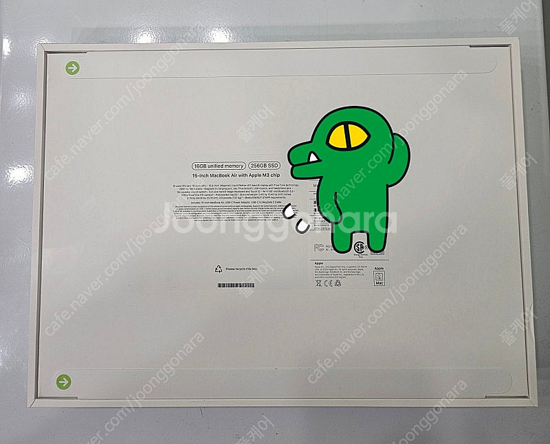 맥북에어 15 (M3) 16기가 256ssd 미드나잇 ...--1