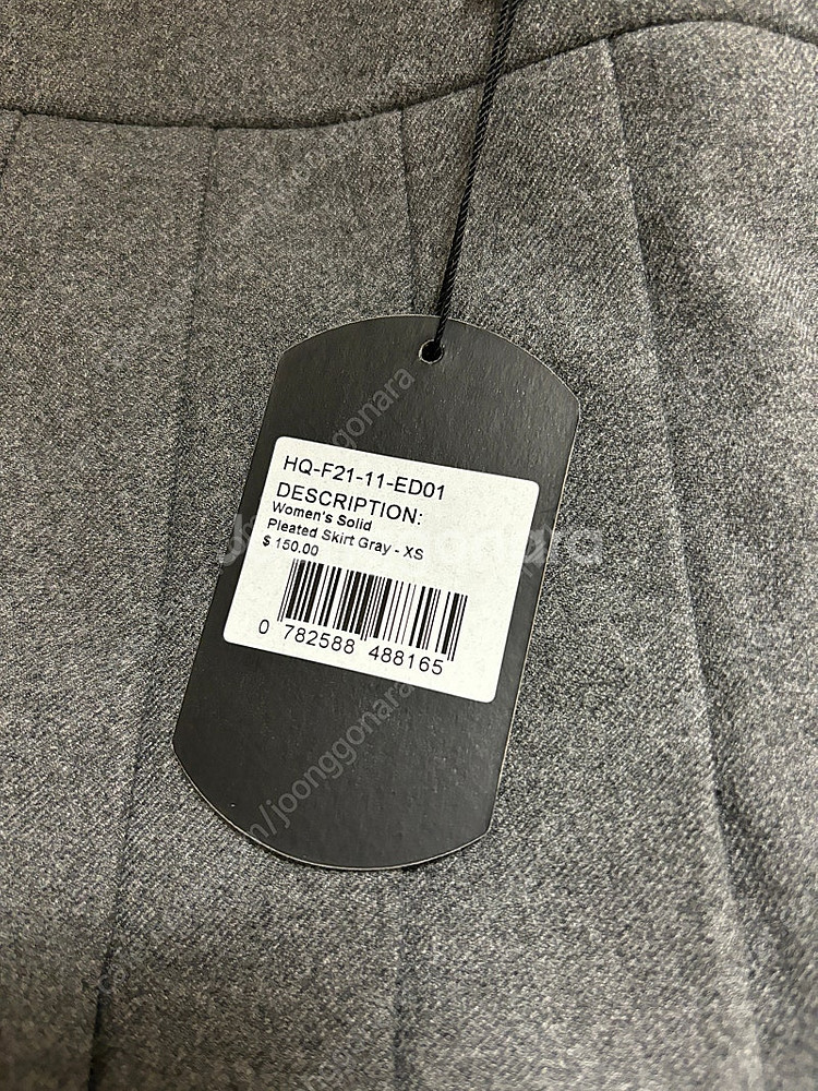 PXG 플리츠스커트 모직 새상품--1