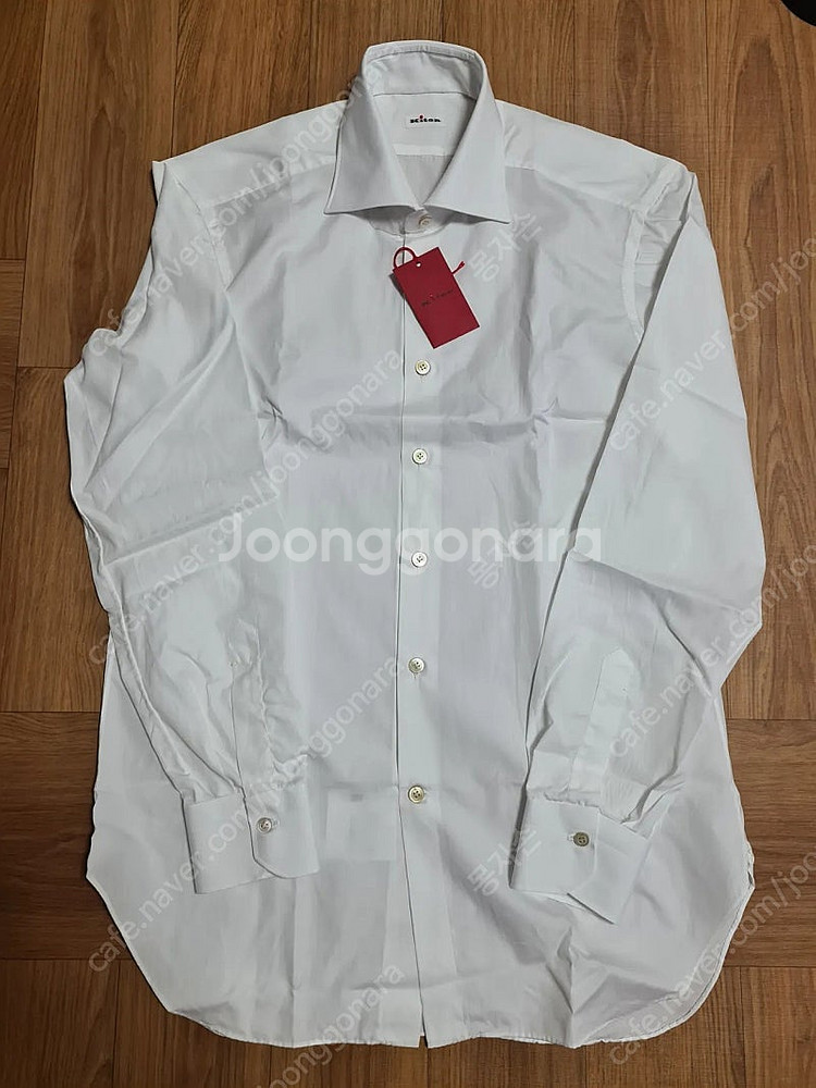 [새상품] 키톤(Kiton) 화이트 코튼 셔츠 (16/...--1
