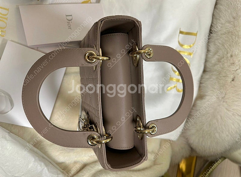 절때 정품 디올 레이디백 웜토프 스몰 새상품급 풀셋 급...--4