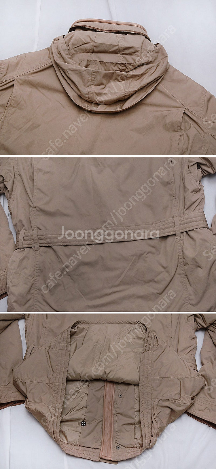 폴로 랄프로렌 벨티드 야상 패딩 라이더 자켓 (XL /...--4