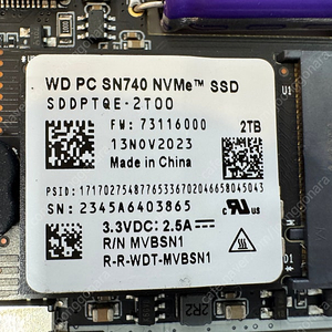 SN740 2TB NVME 2230 SSD