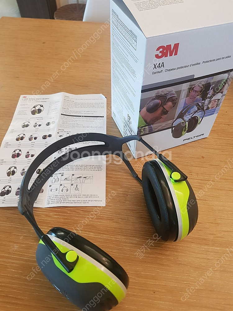3M X4A 수험용 산업용 귀마개 귀덮개--2