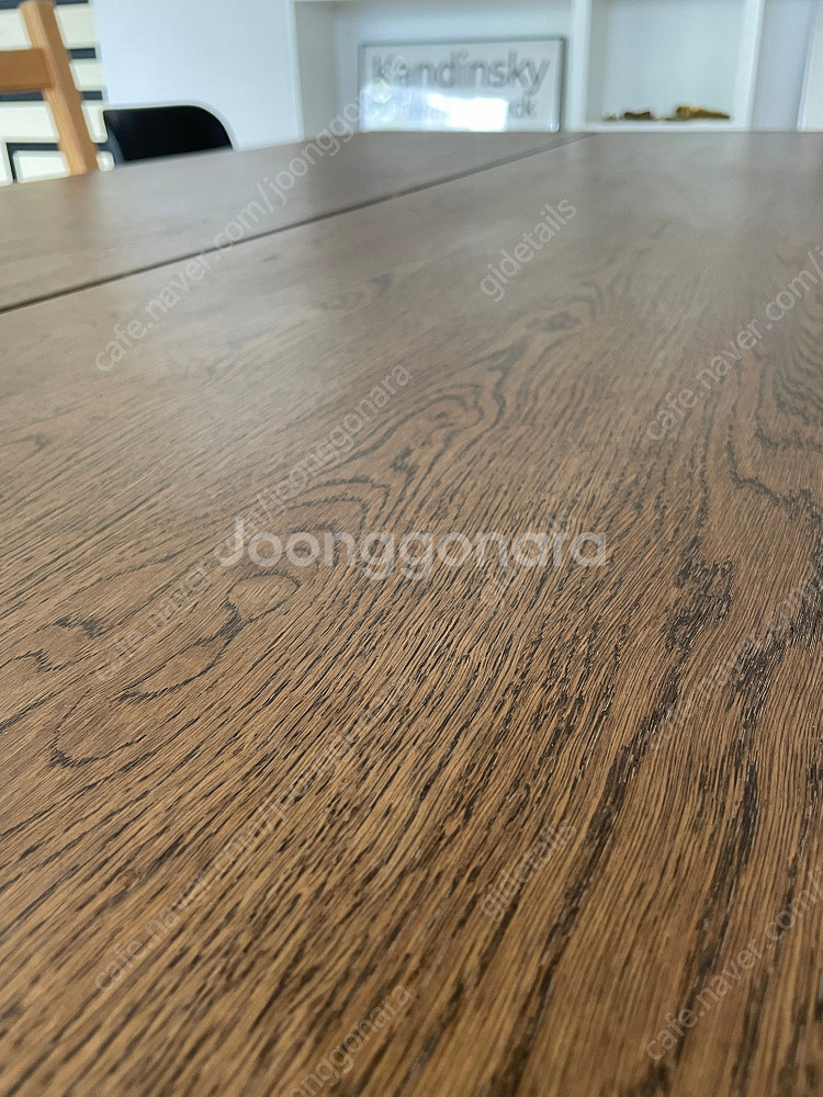 이케아 뫼르뷜롱아 대형 원목 테이블 판매합니다.--6