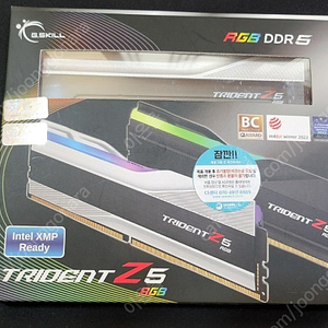 G.SKILL DDR5 6400 CL32 TRIDENT Z5 RGB J 실버 패키지 32GB(16Gx2)