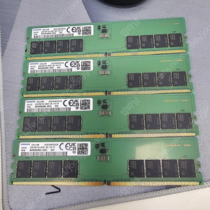 삼성전자 DDR5-4800 (32GB) x 4 팝니다.