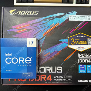 i7 13700k + z690어로스 프로 + 램64g