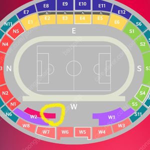 축구 대한민국vs오만 프리미엄석 W2구역 1열 2연석 원가양도