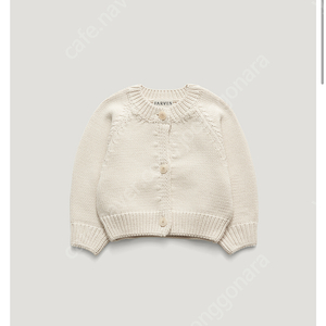 파르벵 COTTON CROP CARDIGAN_IVORY