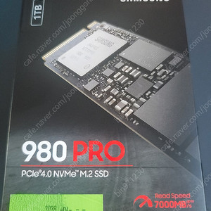 삼성 980 PRO(NVMe) 1 TB SSD