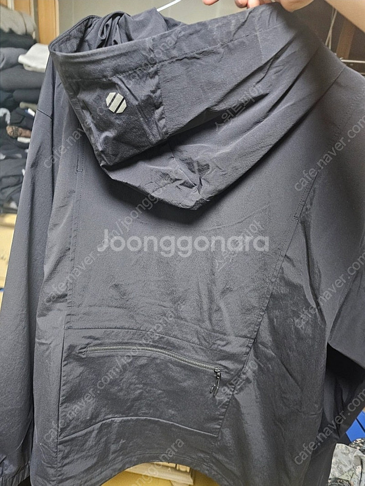ufc 워밍업 레귤러핏 바람막이 자켓 블랙 xl--5