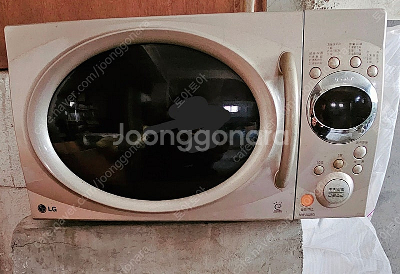 촬영용 엘지 빈티지 전자레인지--0