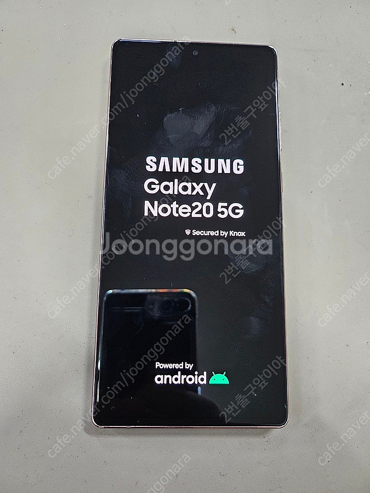 갤럭시노트20 256GB 골드 무잔상 깨끗한 단말기 입...--0