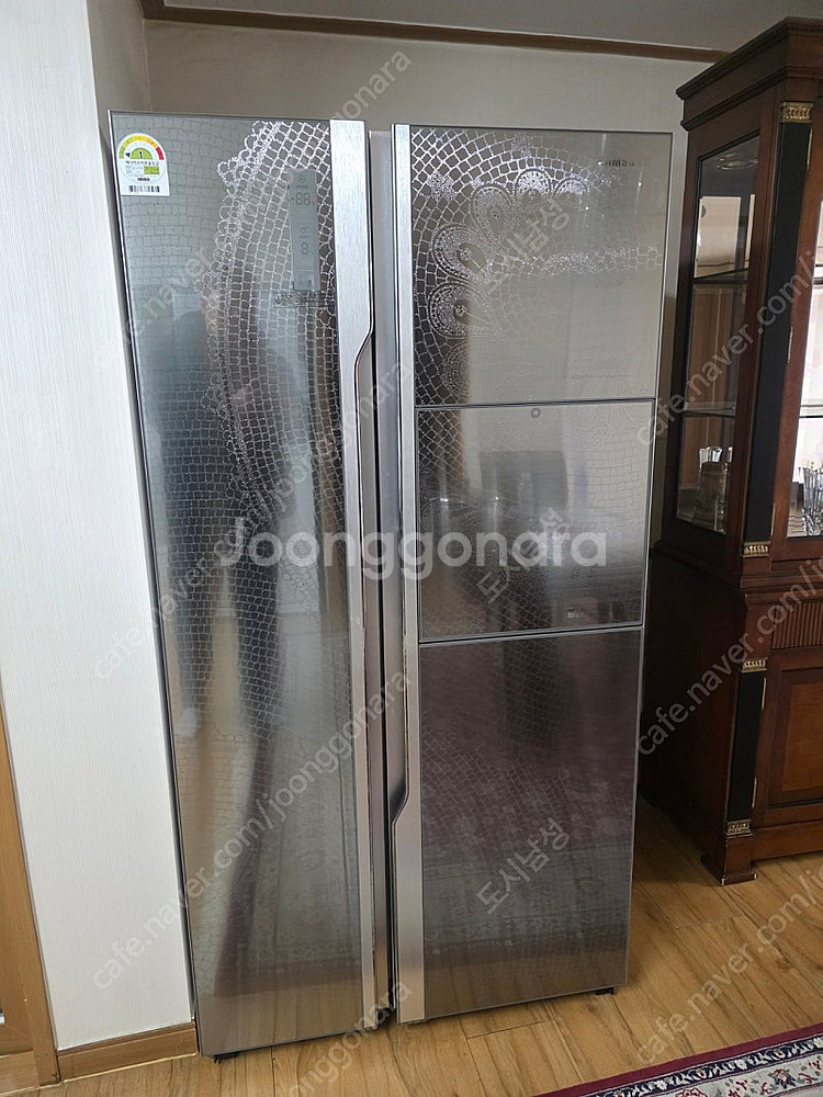 삼성 지펠 양문형 냉장고 팝니다. 834L--0