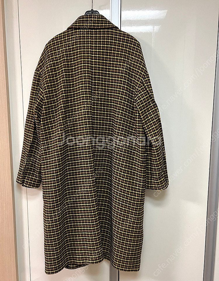 한섬 톰그레이하운드 체크 싱글 코트 맥코트--2