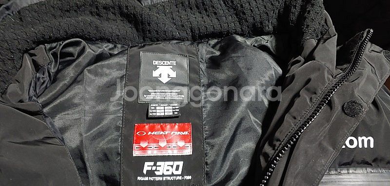 데상트 주니어 스위스스키팀 롱패딩 150--2