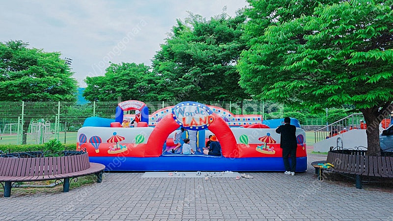 로드기차.에어바운스.워터슬라이드 판매합니다--8